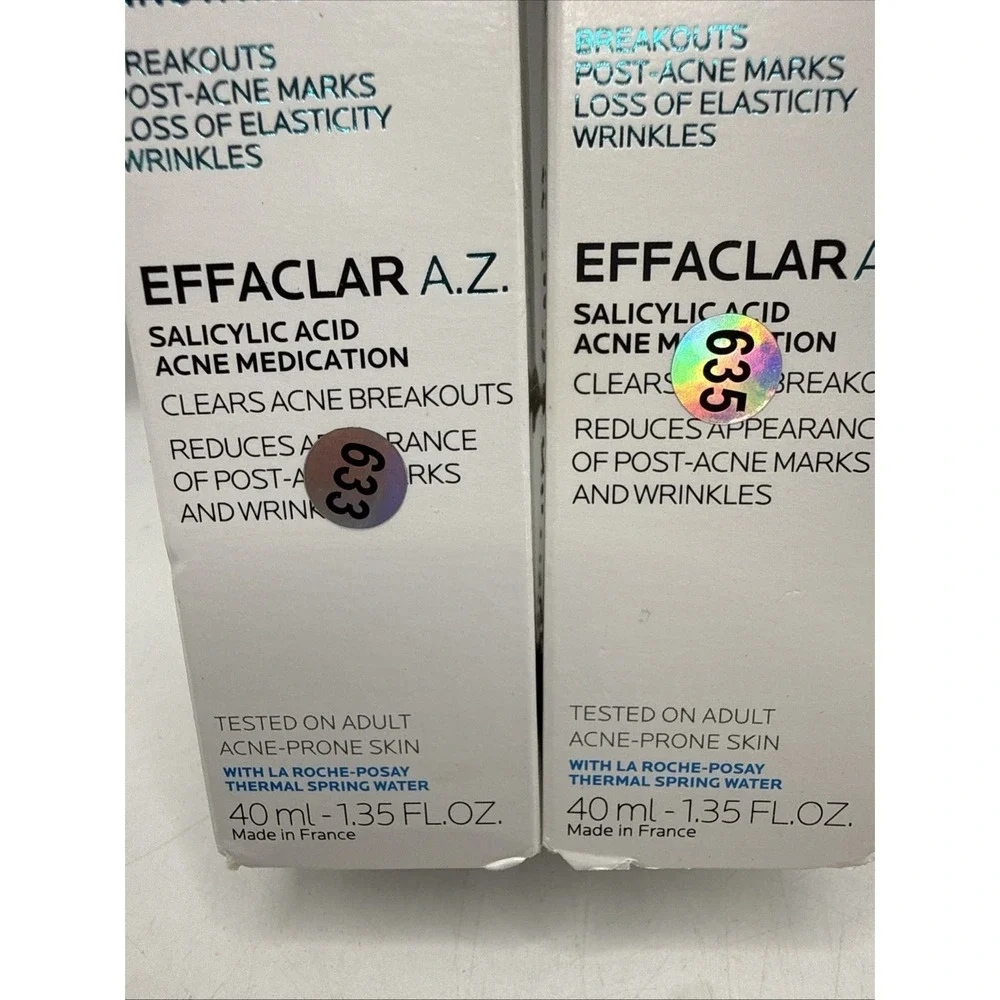 La Roche-Posay Effaclar A.Z. Salicylic Acid Acne Medication 1.35 oz ea. 2PACK‎